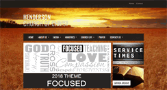 Desktop Screenshot of hendersoncoc.com